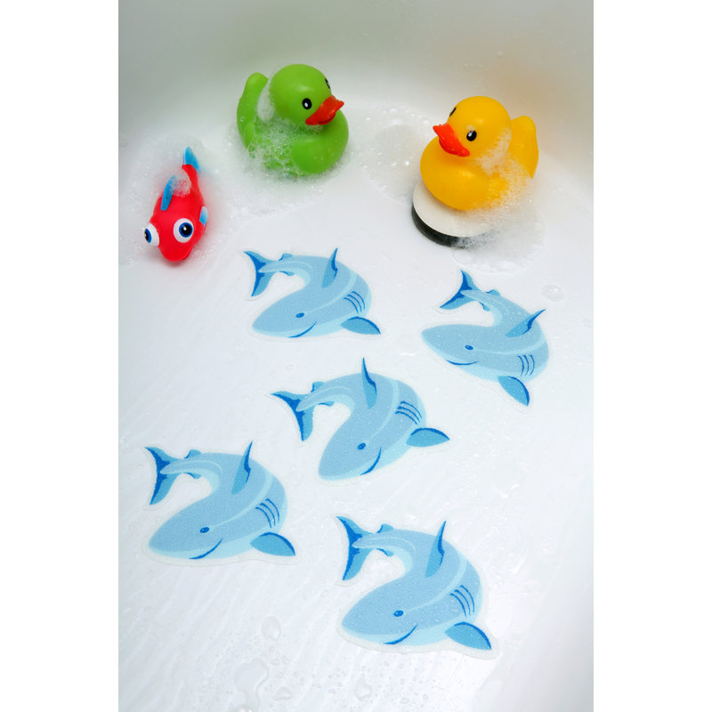 SlipXSolutions Shark Tub Tattoo Bathtub Safety Treads & Reviews Wayfair